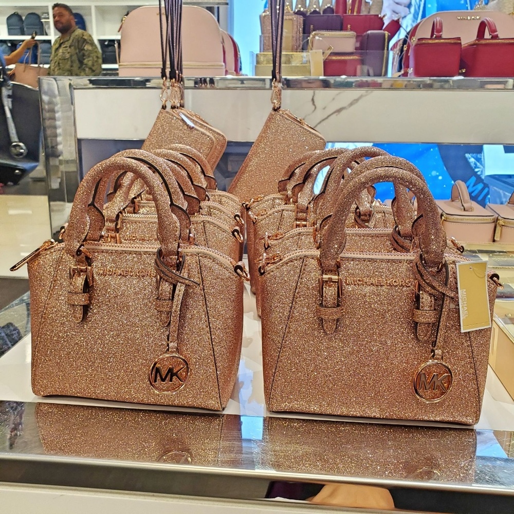 MICHAEL KORS MINI CIARA XBODY CROSSBODY GLITTER - Picture 4 of 5